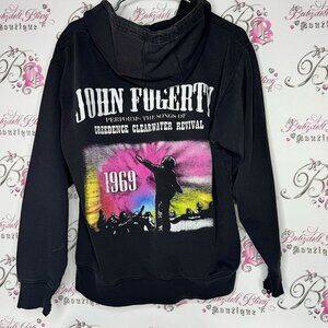 John Fogerty sweater Black Rock CCR Revival Live Across 1969 Tour band hoodie